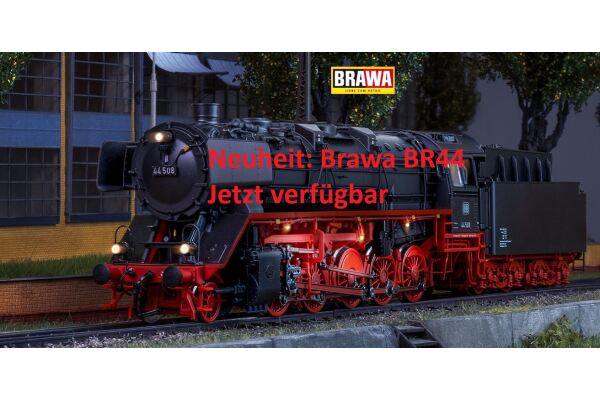 Brawa H0 70042 - Dampflok 44 508 (DB) - Brawa H0 70042 - Dampflok 44 508 (DB)