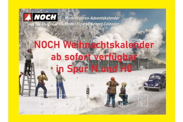 Figuren Advendskalender in Spur N und H0 verfügbar - Figuren Advendskalender in Spur N und H0 verfügbar