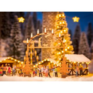 Noch H0 14391 - Weihnachtsmarkt-Eingangsbogen
