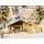 Noch H0 14394 - Weihnachtsmarkt-Krippe mit Figuren in Holzoptik