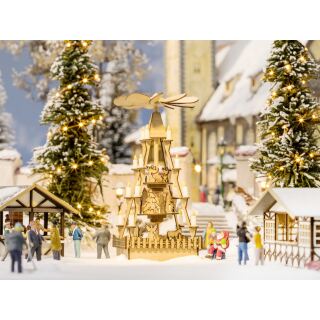 Noch H0 14395 - Weihnachtsmarkt-Pyramide