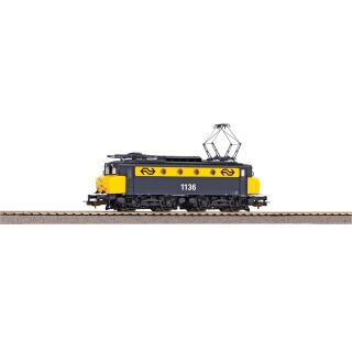 Piko H0 51371 - E-Lok/Sound Rh 1100 NS gelb-grau IV + PluX22 Dec. (NS)