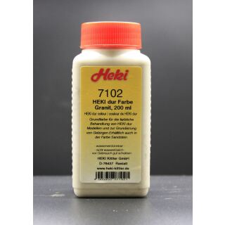 Heki 7102 - Heki dur Farbe Granit, 200 ml