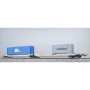 ESU H0 36547 - Taschenwagen Container Maersk + Trans Container