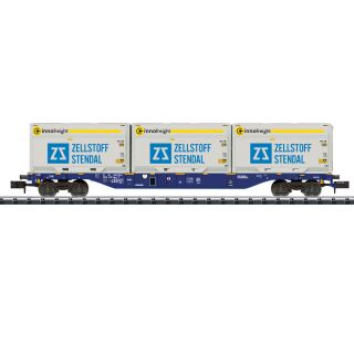 Minitrix T18420 - Containertragwagen