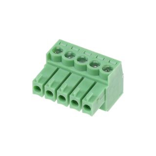 Roco 96808 - Steckerklemme RM3,5 5-pol.grün 1 Stück