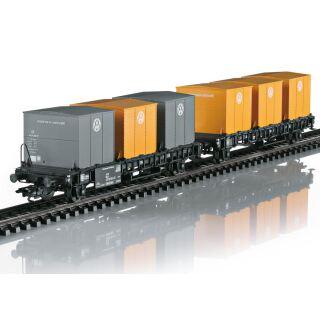 Märklin H0 46661 - Rungenwagen-Paar Laabs (DB)