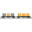 Märklin H0 46661 - Rungenwagen-Paar Laabs (DB)