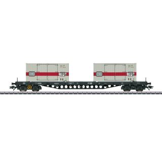 Märklin H0 47048 - Tragwagen mit Container (DB)