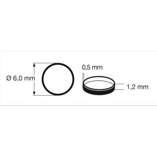 Fleischmann Spur N 948003 - Haftringsatz N