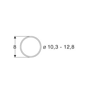 Roco H0 40069 - Haftrings.10Stk.10,3 bis 12,8m