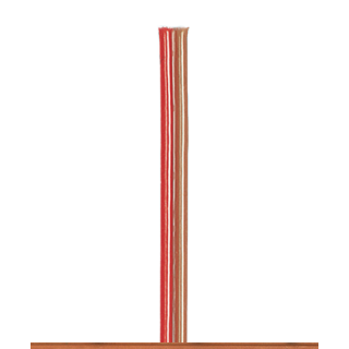 Brawa 32421 - Doppellitze 0.25 mm², 25 m Spule, br/rt