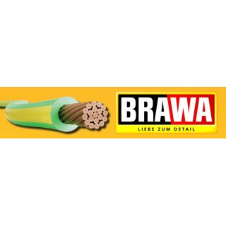 Brawa 32421 - Doppellitze 0.25 mm², 25 m Spule, br/rt