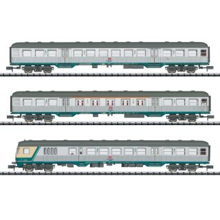 Minitrix Spur N T18263 - Wagen-Set Silberlinge (DB)