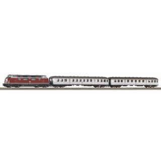 Piko H0 59018 - PSCwlan S-Set Personenzug BR 220 mit 2 wagen A-Gleis & B (DB)