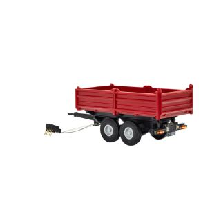 Viessmann 8214 - H0 Tandem Kipper rot Funktionsmodell