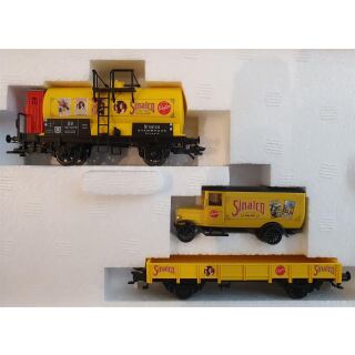 Märklin H0 44562.019 Sinalco History Set, 2 x Wagen 1 x LKW, PMS 62-21, Gebraucht, OVP