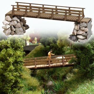 Busch H0 1497 - Holzbrücke H0