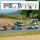 Busch H0 7925 - A-Set: Pinguine Rollerfahrt H