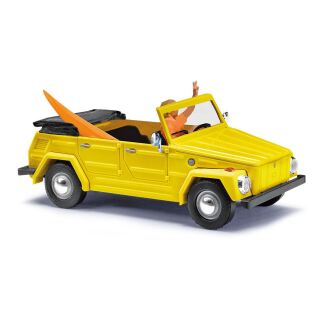 Busch H0 52721 - VW 181 Kurierwagen m. Surfbrett + Fahrer