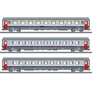 Märklin H0 43523 - Schnellzugwagen-Set EC90 Vauban (SNCB)