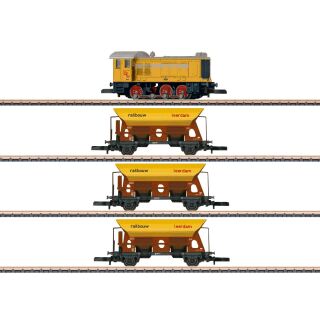 Märklin Spur Z 81771 - Gleisbauzug V36 Railbouw Leer (Railbouw Leerdam)