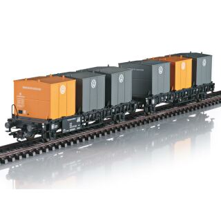 Märklin H0 46663 - Behältertransport-Doppelwagen (DB)