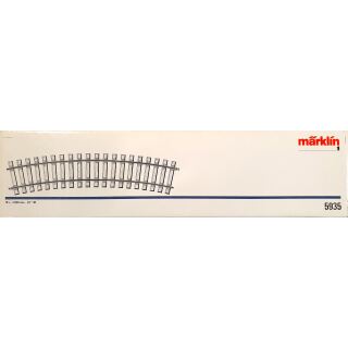Märklin Spur 1 5935 10 Stück gebogenes Gleis r 1020mm 22° 30, neuwertig, OVP, gebraucht, TOP