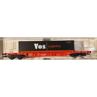 Fleischmann 524401 H0 DC: Containerwagen + 1 container « VOS »  / OVP / Top