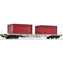 Roco H0 77345 - Containertragwagen (AAE)