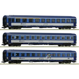 Roco H0 6200002 - 3-tlg. Set: Eurofima-Wagen (CD)