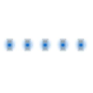 Faller (H0, TT, N, Z) 163751: 5 SMD-LEDs, blau