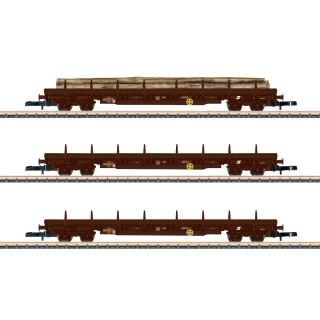 Märklin Spur Z 86684 - Rungenwagen-Set (ÖBB)