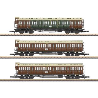 Märklin Spur Z 87568 - Abteilwagen-Set (KPEV)