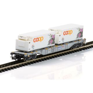 Minitrix T15494 - Containertragwagen Lebensmittlt. (SBB)