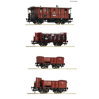 Roco H0 6600073 - 4-tlg. Set: Güterzug (KPEV)