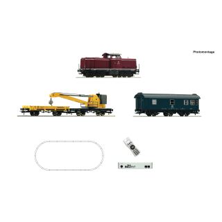 Roco H0 5110004 - z21 start Digitalset: Diesellok BR 211 mit Kranzug Digital (DB)