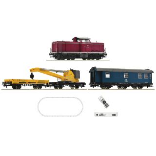 Roco H0 5110004 - z21 start Digitalset: Diesellok BR 211 mit Kranzug Digital (DB)