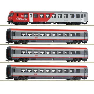 Roco H0 74047 - 4-tlg. Set: IC 515 Hahnenkamm Digital (ÖBB)