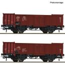 Roco H0 6600058 - 2-tlg. Set: Offene Güterwagen (PKP)