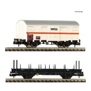 Fleischmann Spur N 6660042 2 Tlg Set Bauzug SERSA Modelleisen