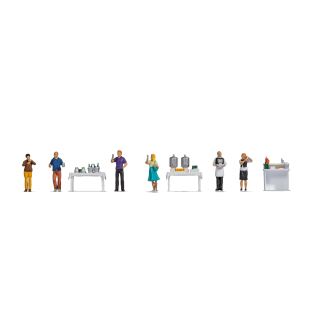 Noch H0 16275 - Figuren-Themenwelt Buffet