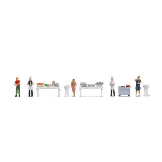 Noch H0 16276 - Figuren-Themenwelt Buffet