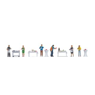 Noch H0 16277 - Figuren-Themenwelt Buffet