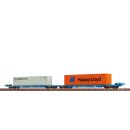 Brawa H0 48109 - Containerwagen Sffggmrrss36 MAERSK /...