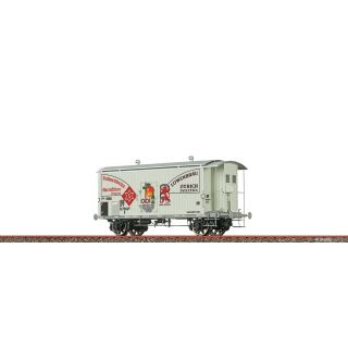 Brawa H0 50972 - Gedeckter Güterwagen K2 "Salmenbräu/Löwenbräu" (SBB)