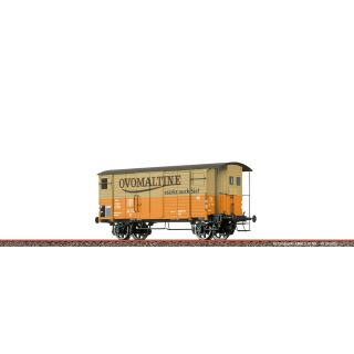 Brawa H0 50973 - Gedeckter Güterwagen K2 Ovomaltine (SBB)