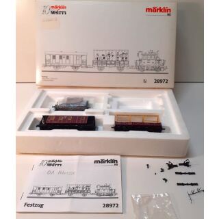 Märklin H0 28972 Festzug-Set mit Glaskasten Dampflok BR 98 301 DR, digital, OVP,  Neuwertig aus Sammlung