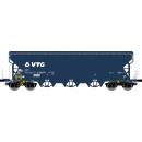 NME 504633 Spur H0, DC Getr.wag. Tagnpps 102m^3, blau, VTG, 2 Auslässe, geänd. Wag.nr.