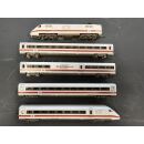 Fleischmann Spur N 7490 ICE 2  / BR 402 041-8 , mit 7442, 7444 + 7448 Zwischenwagen o. OVP, analog, TOP